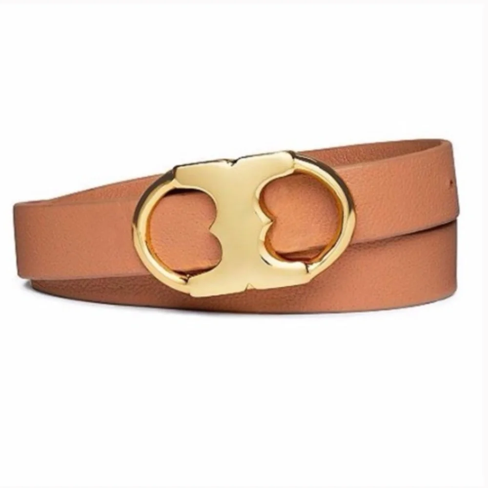 Tory Burch vachetta Gemini link double bracelet - Picture 3 of 5